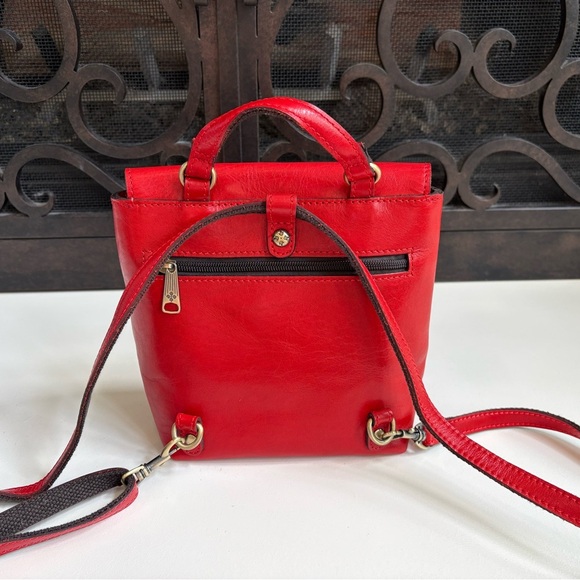 Patricia Nash Small Red Leather Convertible Backpack main image 4